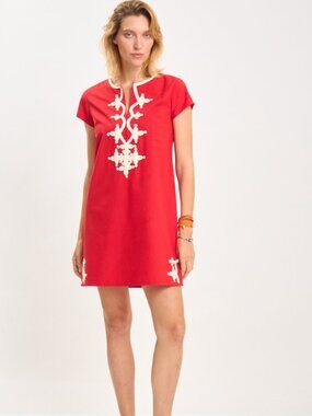 Gallabia New York Mini Dress in Red